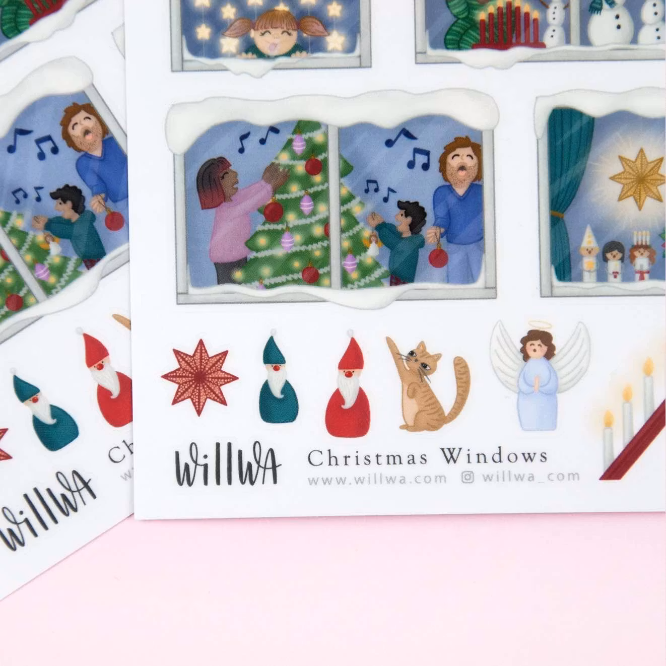 Stickers Willwa - Christmas Windows
