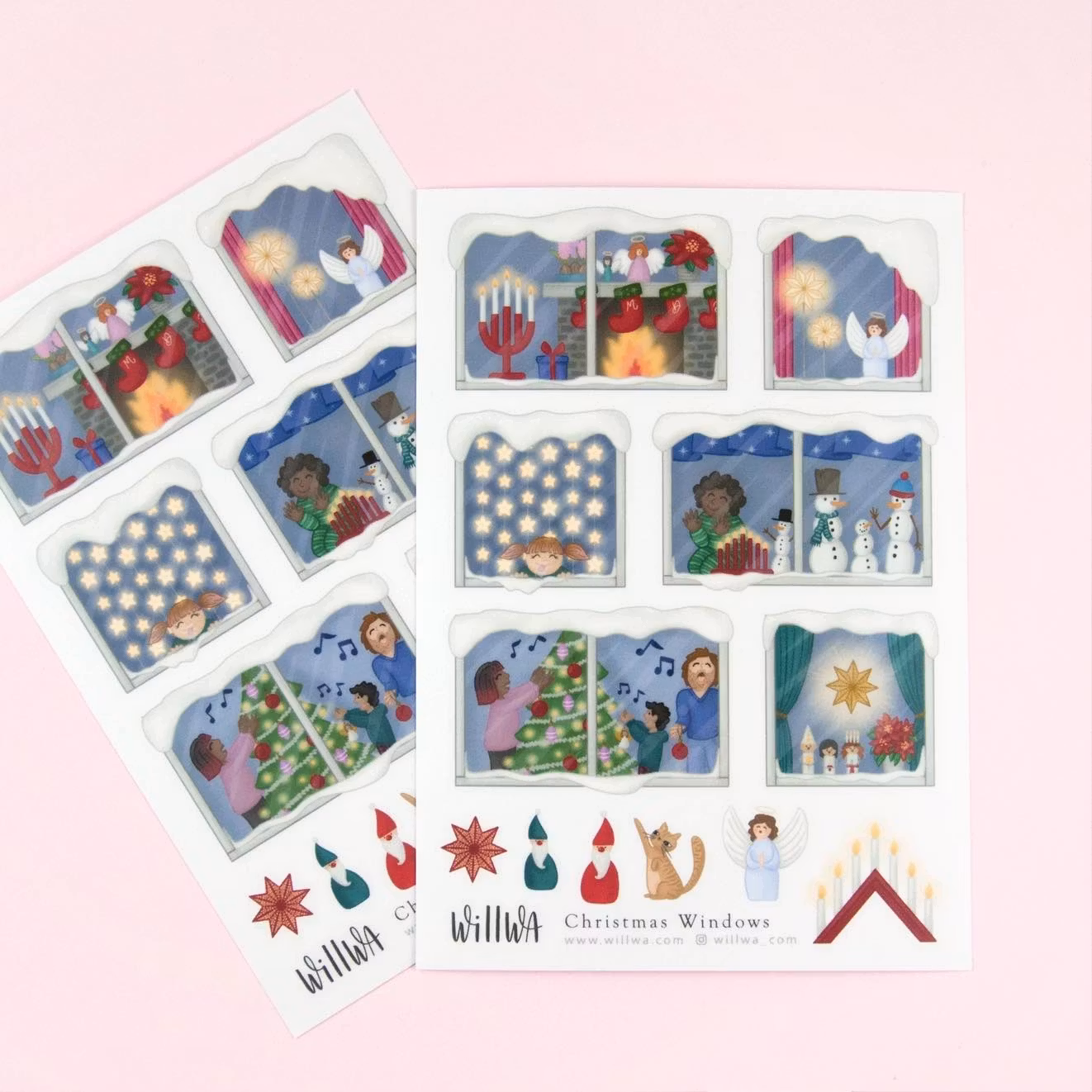 Stickers Willwa - Christmas Windows