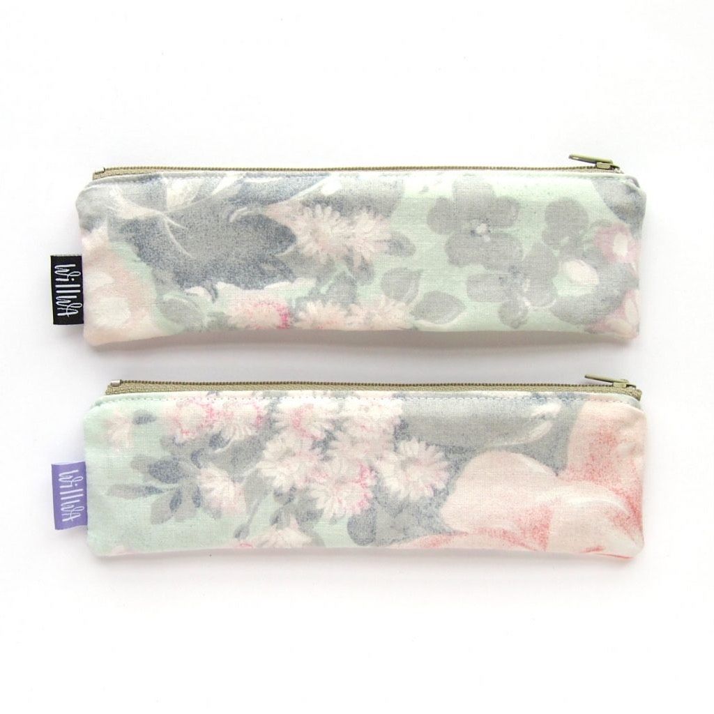 Willwa Pennfodral Mini - Mint Green Flowers
