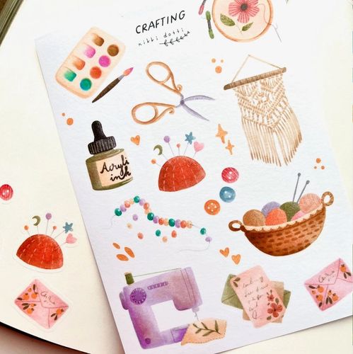 Washi Stickers Nikki Dotti - Crafting