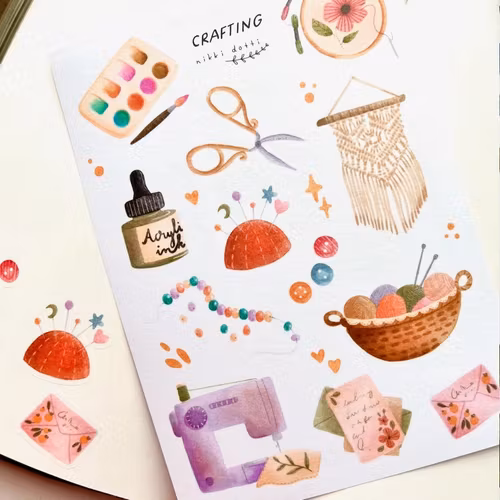 Washi Stickers Nikki Dotti - Crafting