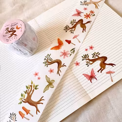 Washi tape Nikki Dotti - Spring (Kiss-cut) 45 mm