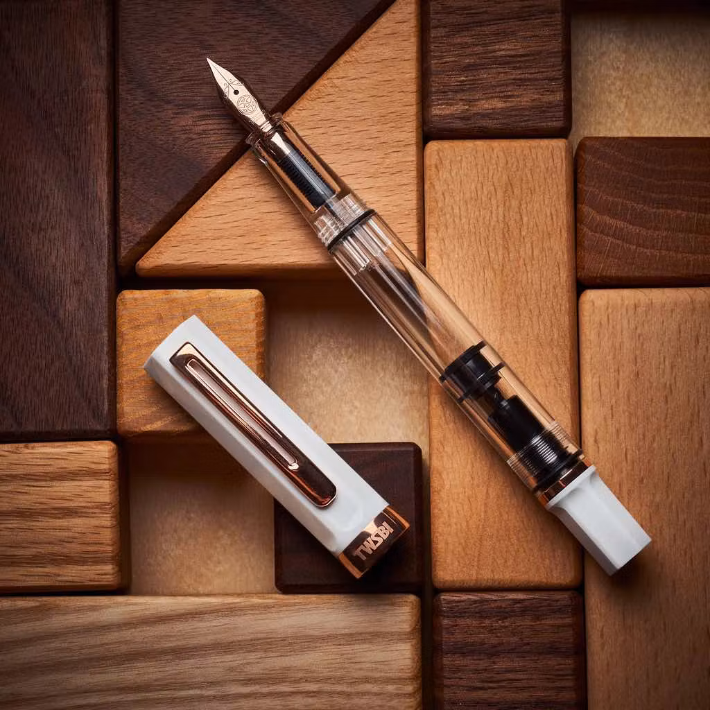 Reservoarpenna TWSBI ECO Rose Gold White