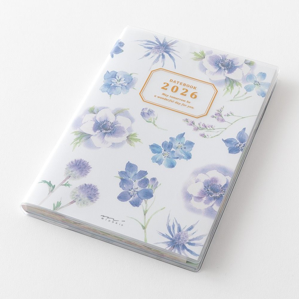 Midori 2026 Pocket Diary B6 Country Time Flower
