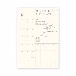 Midori 2026 MD Diary Sticker M