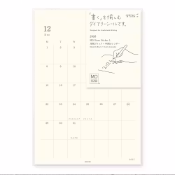 Midori 2026 MD Diary Sticker L