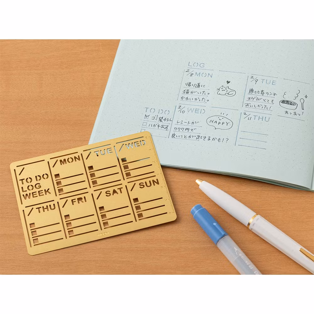 Midori Diary Template Weekly Block