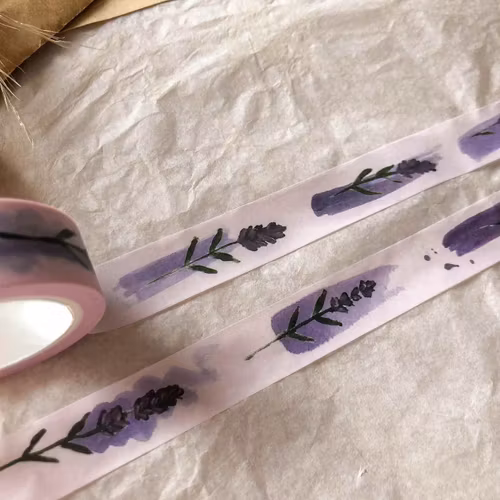 Washi Tape Sames Journal - Lavender 15 mm