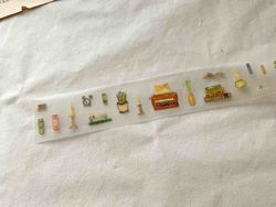 PET Tape Strip Sames Journal (Kiss-Cut) - Vintage Library