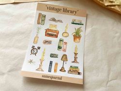 Stickers Sames Journal - Vintage Library