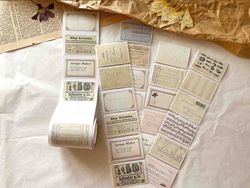 Sticker strip Sames Journal - Vintage Tickets