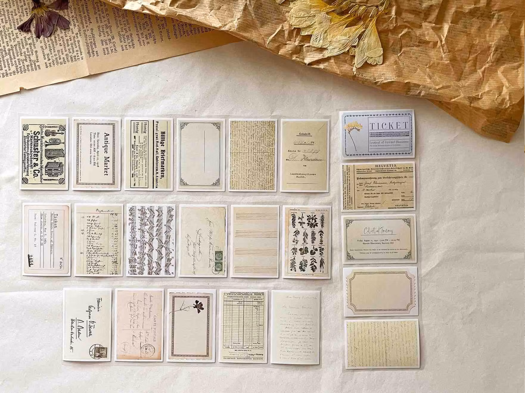 Stickers remsa Sames Journal - Vintage Tickets