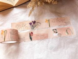 Washi Tape Sames Journal - Spring Letter 30 mm