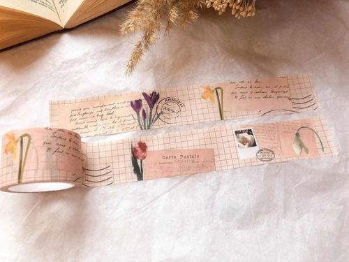 Washi Tape Sames Journal - Spring Letter 30 mm