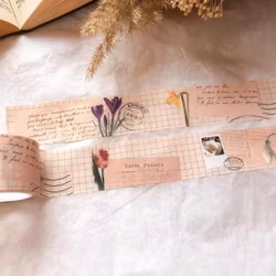 Washi Tape Sames Journal - Spring Letter 30 mm