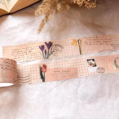 Washi Tape Sames Journal - Spring Letter 30 mm