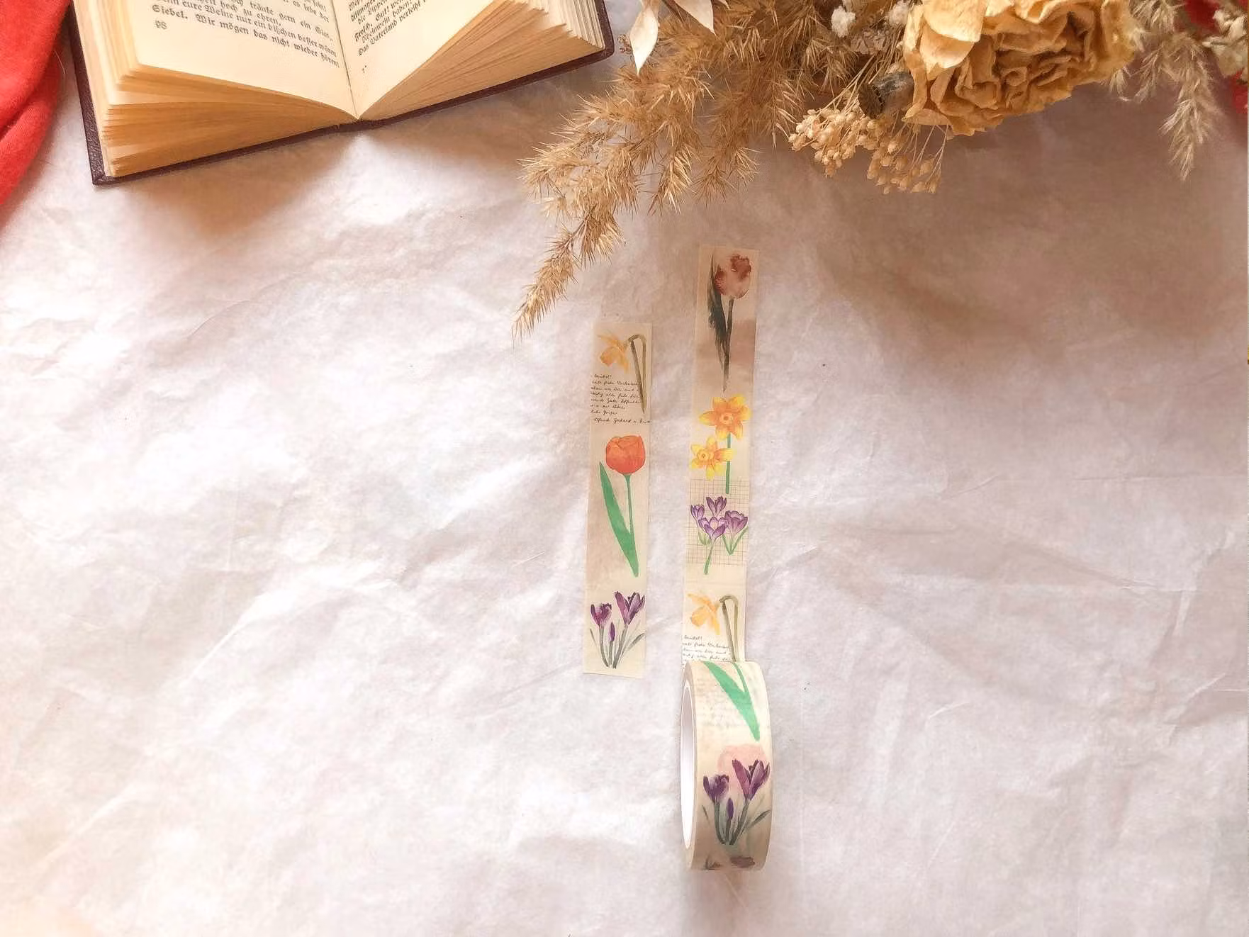 Washi Tape Sames Journal - Spring Flower 15mm