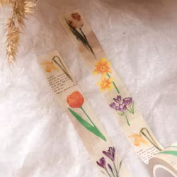 Washi Tape Sames Journal - Spring Flower 15mm