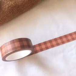 Washi Tape Sames Journal - Autumn Grid 15 mm