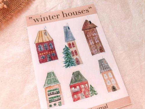 Stickers Sames Journal - Winter Houses