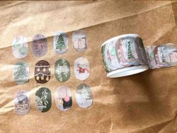 Roll of Stickers Sames Journal - Christmas