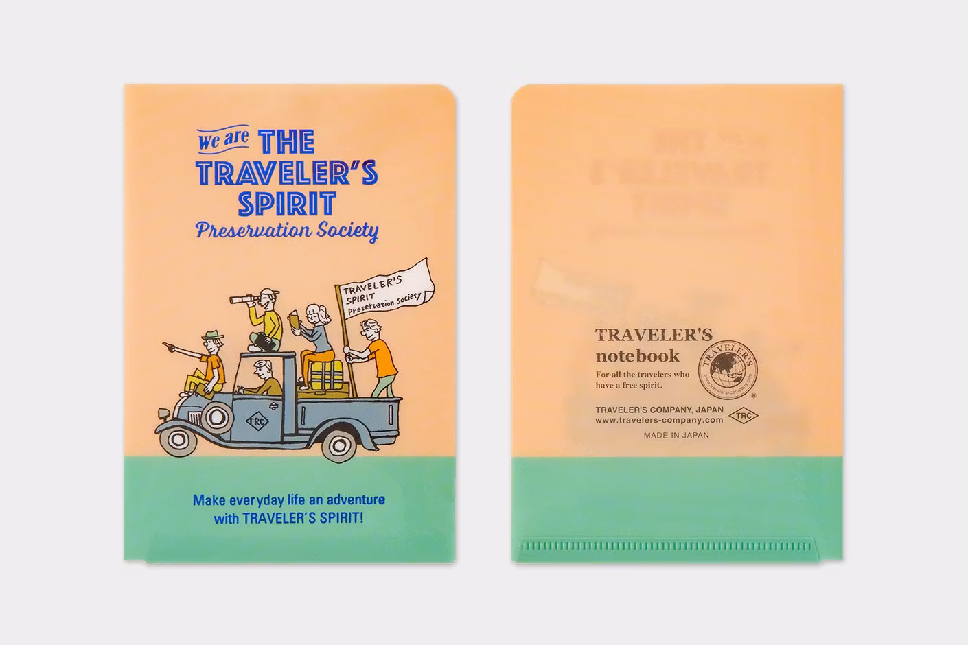 2026 Clear Folder - Passport Size // Traveler's Notebook
