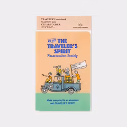 2026 Clear Folder - Passport Size // Traveler's Notebook