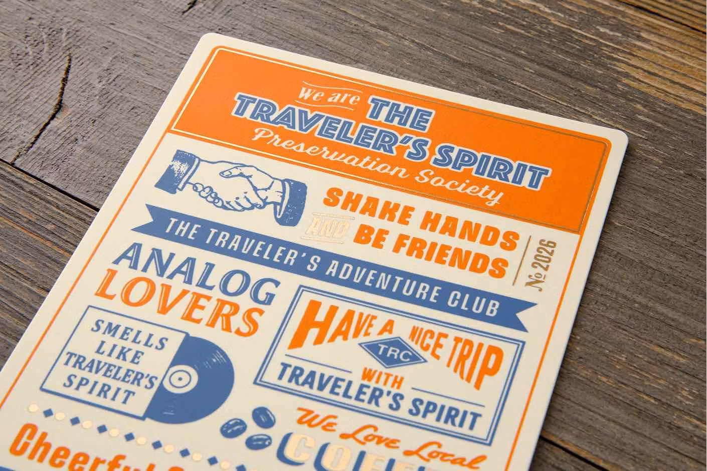2026 Underlay - Regular Size // Traveler's Notebook