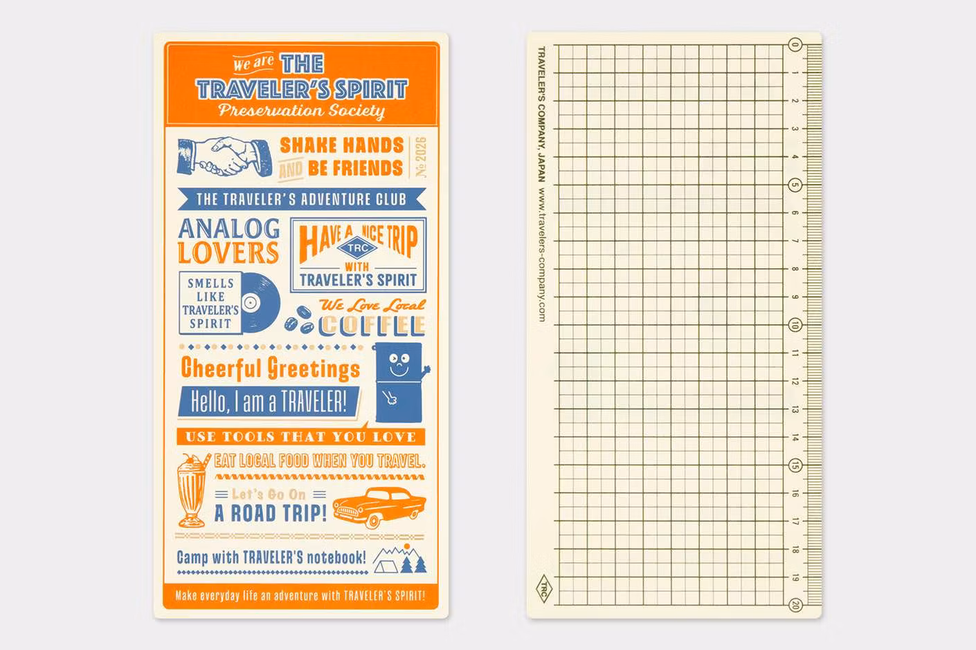 2026 Underlay - Regular Size // Traveler's Notebook