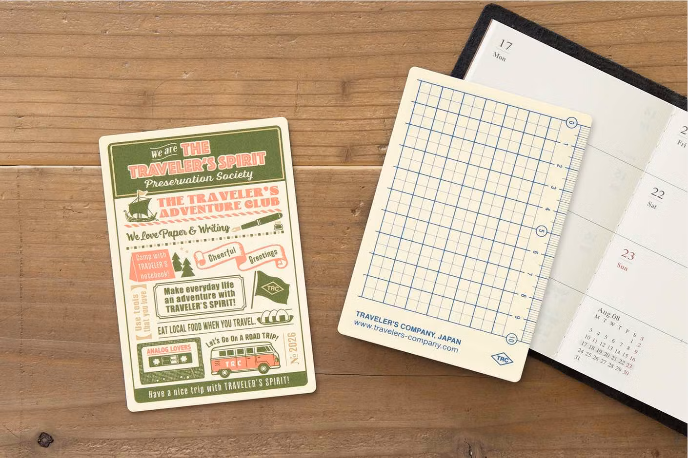 2026 Underlay - Passport Size // Traveler's Notebook