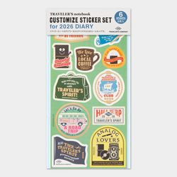 2026 Customized Stickers Set // Traveler's Notebook