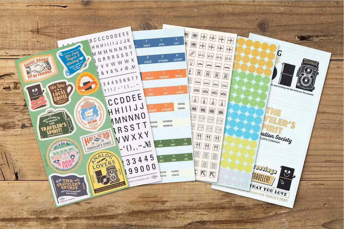 2026 Customized Stickers Set // Traveler's Notebook