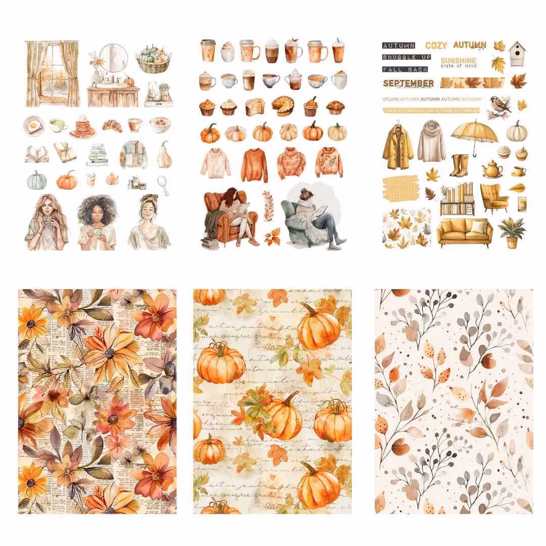 Stickers Penpaling Paula - Autumn 12 ark