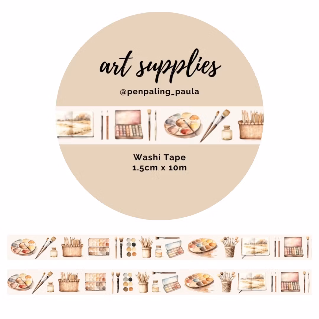 Washi Tape Penpaling Paula - Art Supplies 15 mm
