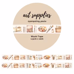 Washi Tape Penpaling Paula - Art Supplies 15 mm
