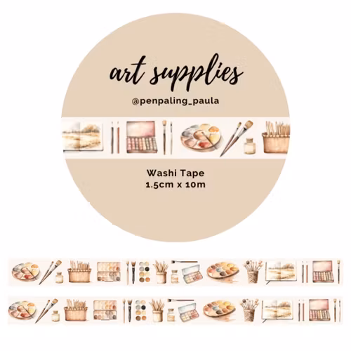 Washi Tape Penpaling Paula - Art Supplies 15 mm