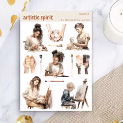 Stickers Penpaling Paula - Artistic Spirit