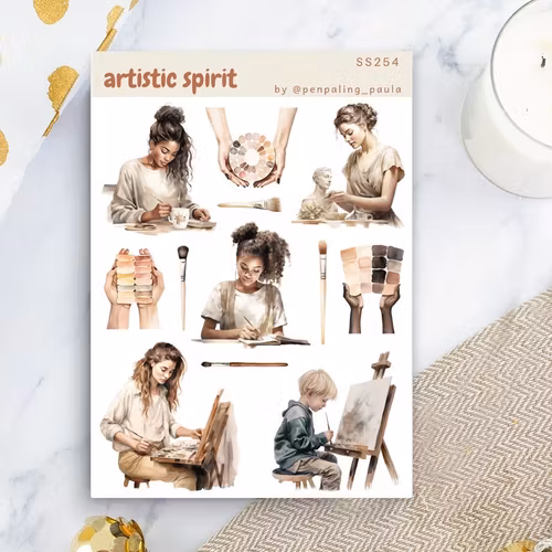 Stickers Penpaling Paula - Artistic Spirit