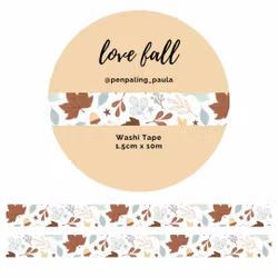 Washi Tape Penpaling Paula - Love Fall 15 mm