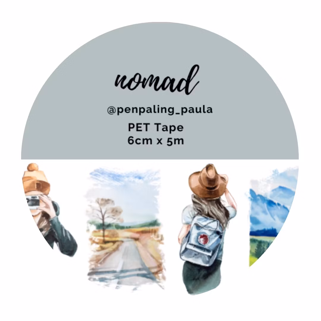 Penpaling Paula PET Tape (Pre-Cut) - Nomad 60 mm