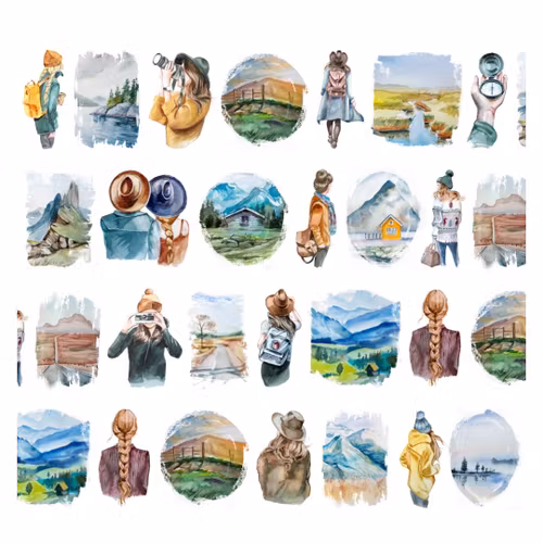 Penpaling Paula PET Tape (Pre-Cut) - Nomad 60 mm