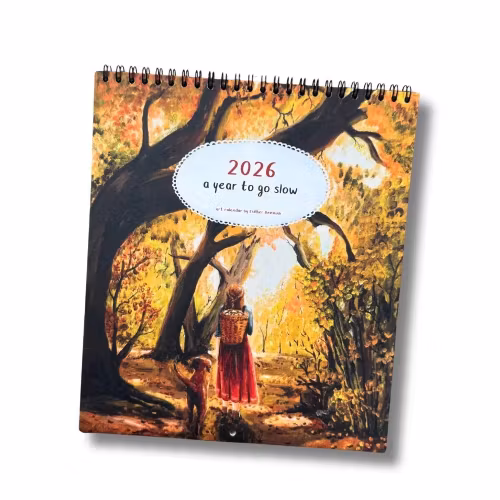 Esther Bennink Väggkalender 2026 - A Year to go Slow