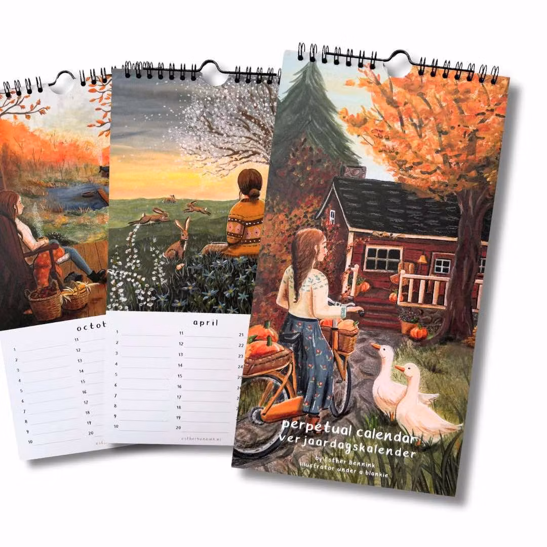 Esther Bennink Väggkalender / Birthday Calendar
