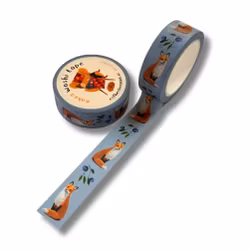 Washi Tape Esther Bennink - Foxes and Blueberries
