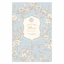 Brevpapper - Prier Blå Blomster