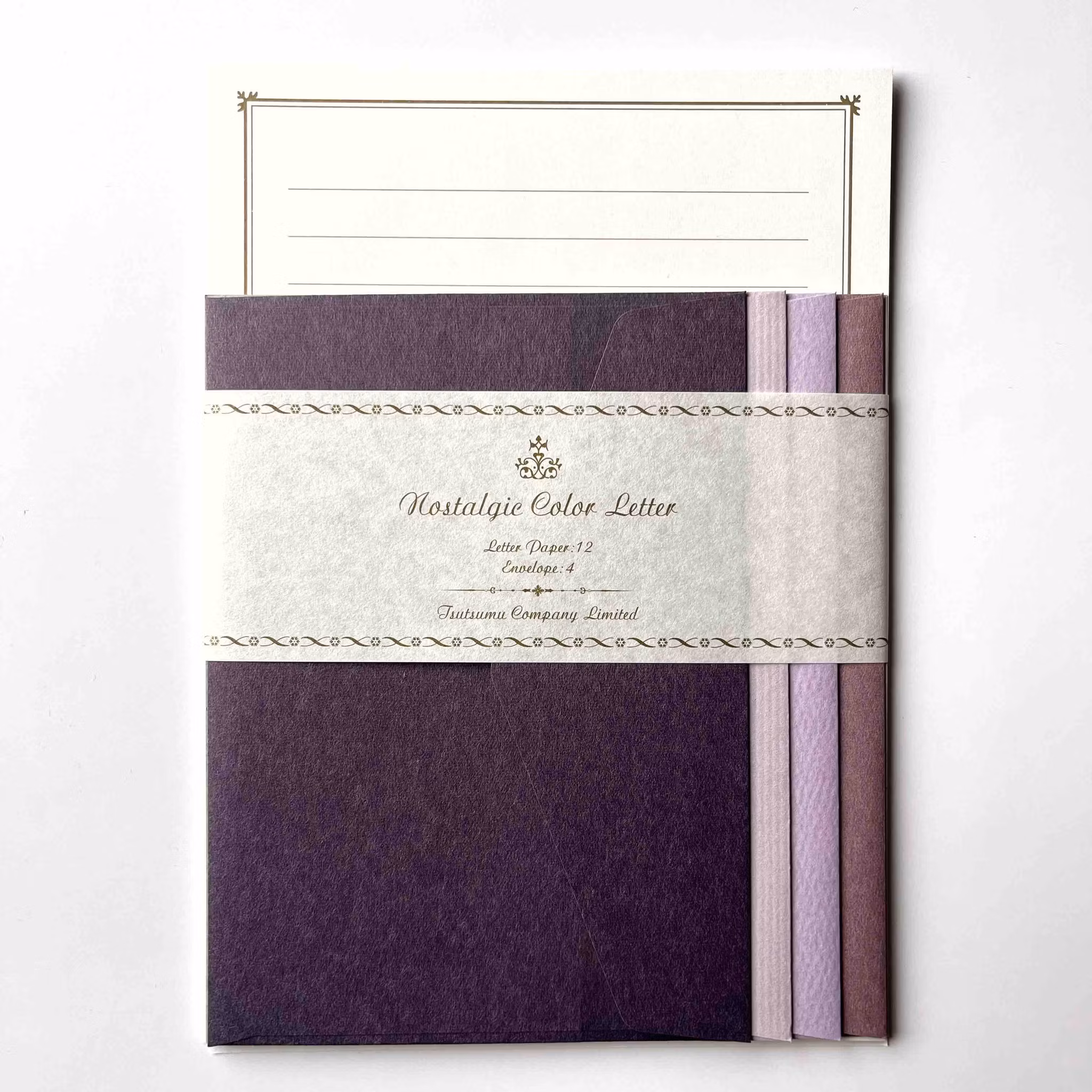 Brevpapper Tsutsumu Company - Nostalgic Color Violet