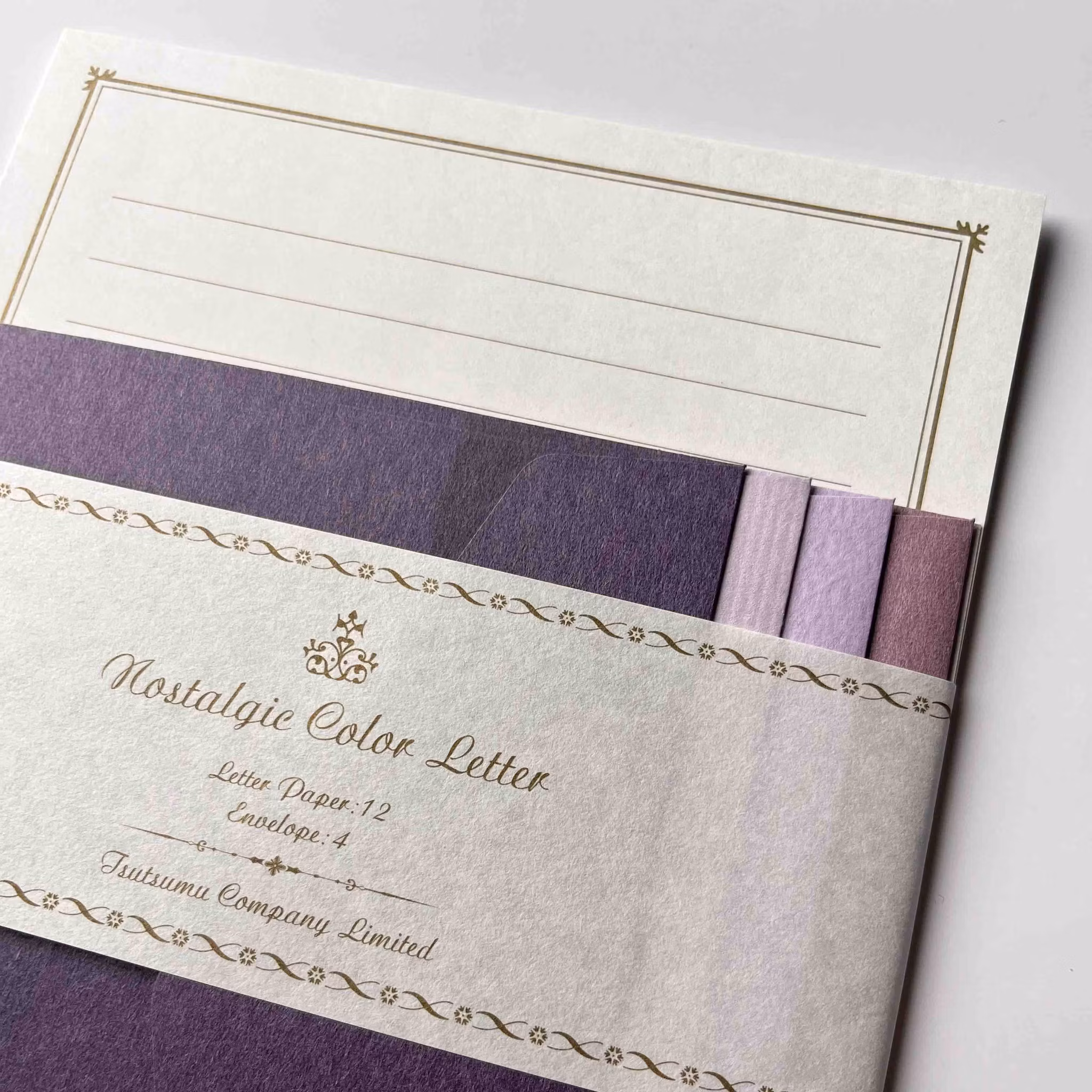 Brevpapper Tsutsumu Company - Nostalgic Color Violet