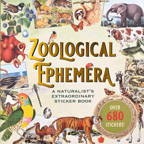 Stickersbok Zoological Ephemera (680 stickers)