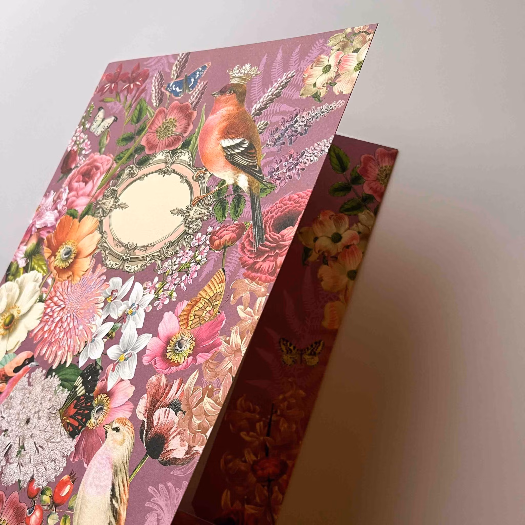Stationery Set Quire - Birds and Flowers A4