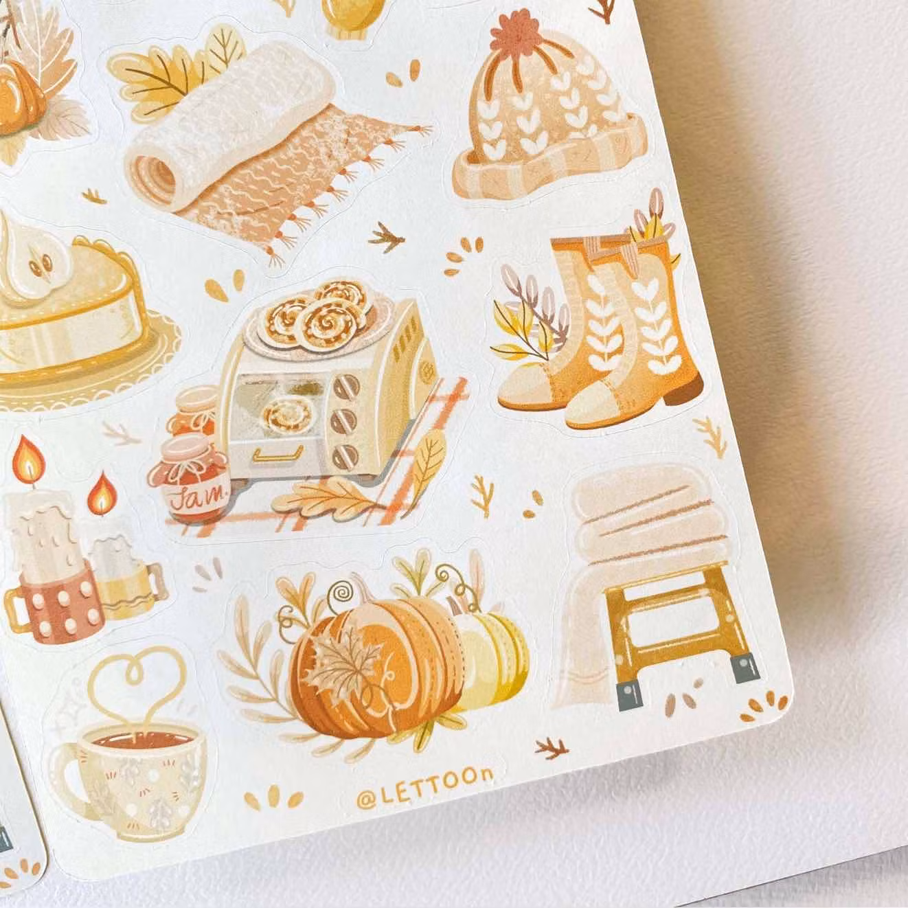 Stickers Lettoon - Hello Autumn
